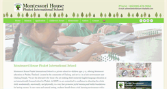 Desktop Screenshot of montessori-thailand.com