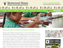 Tablet Screenshot of montessori-thailand.com